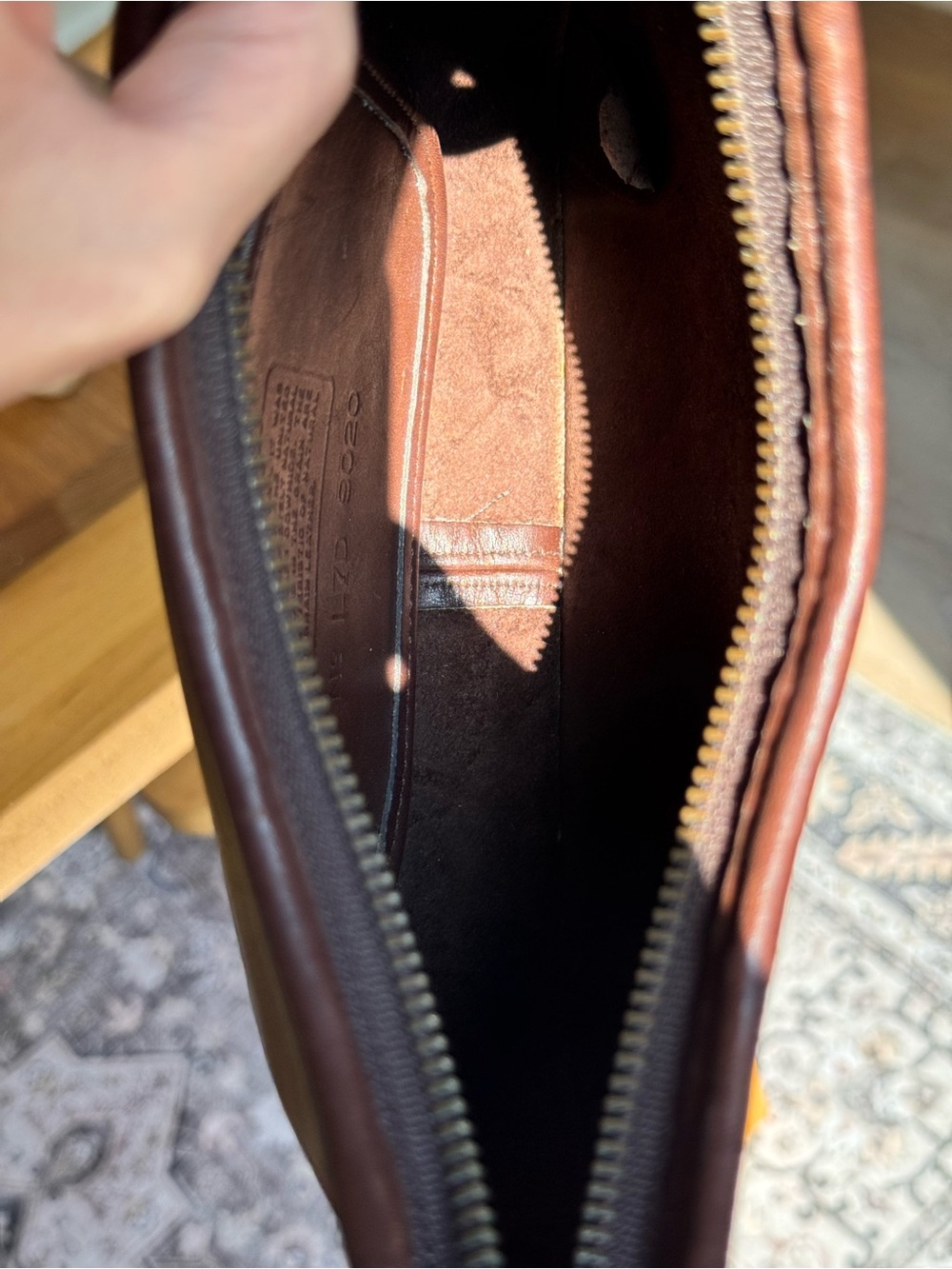 Vintage Coach mini ergo 9020 brown shoulder bag - Picture 7 of 13